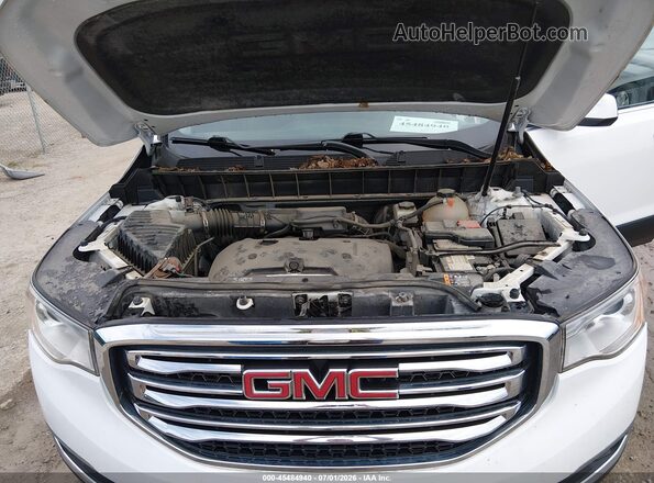 1GKKNLLA6JZ149000 2018 GMC ACADIA White Widok z tyłu