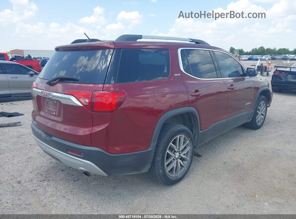 1GKKNLLAXHZ189803 2017 GMC ACADIA Красный Задняя правая четверть