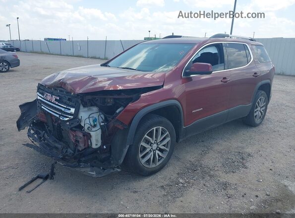 1GKKNLLAXHZ189803 2017 GMC ACADIA Красный Передняя левая четверть