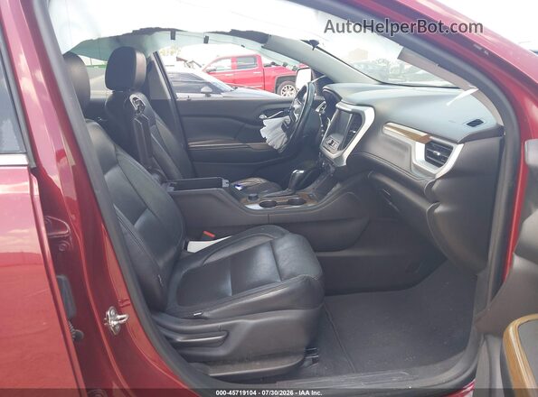 1GKKNLLAXHZ189803 2017 GMC ACADIA Красный Вид салона спереди