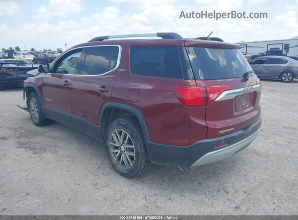 1GKKNLLAXHZ189803 2017 GMC ACADIA Красный Задняя левая четверть
