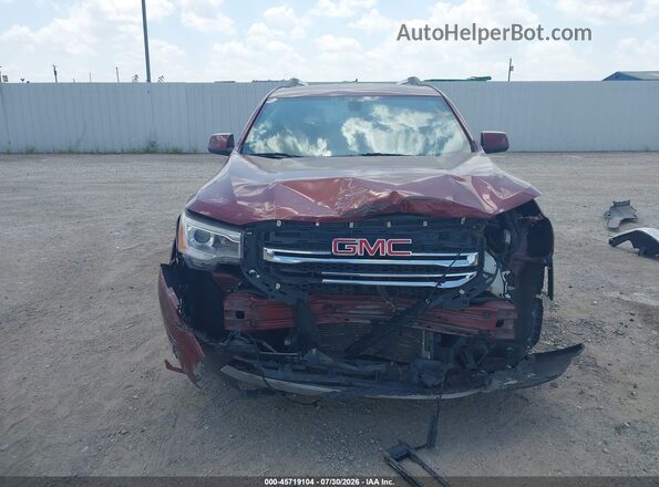 1GKKNLLAXHZ189803 2017 GMC ACADIA Красный Вид задней части салона