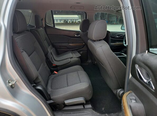 1GKKNLLS0JZ218580 2018 GMC ACADIA Gray Հետևի նստատեղերի տեսք