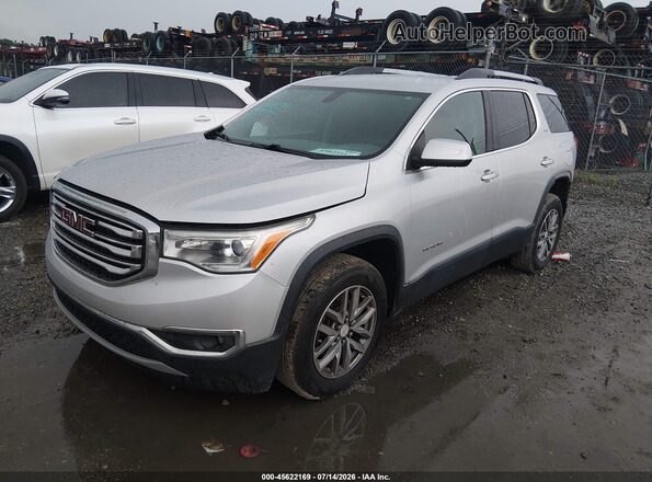 1GKKNLLS1JZ196251 2018 GMC ACADIA Серебряный Передняя левая четверть
