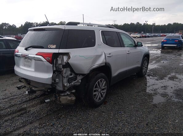 1GKKNLLS1JZ196251 2018 GMC ACADIA Серебряный Задняя правая четверть