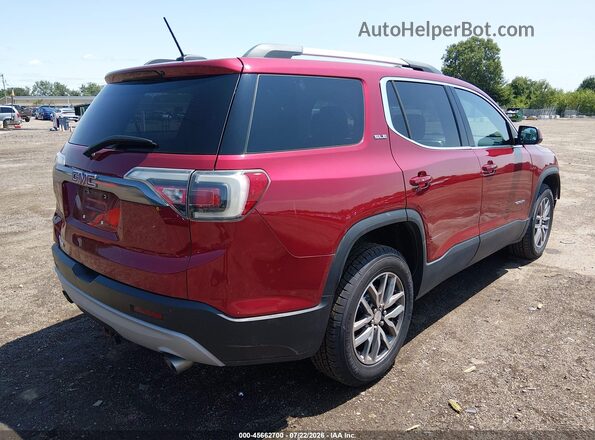 1GKKNLLS1KZ169276 2019 GMC ACADIA Red Rear right