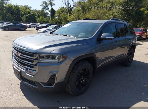 1GKKNLLS2MZ183741 2021 GMC ACADIA Gray Передня ліва чверть