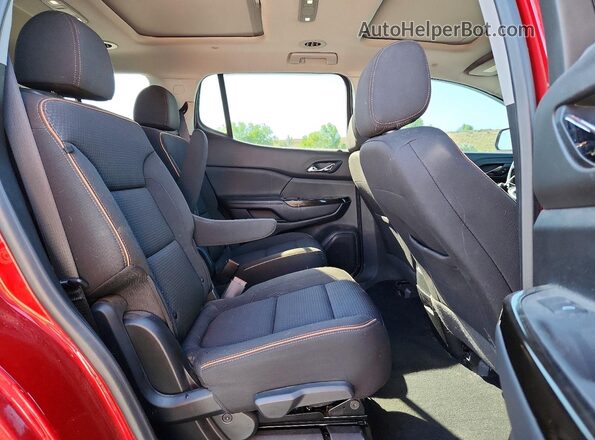 1GKKNLLS2MZ234283 2021 GMC ACADIA Red Rear interior view