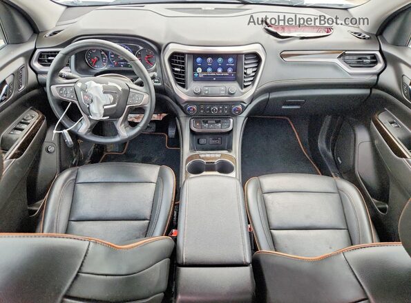 1GKKNLLS3PZ205041 2023 GMC ACADIA White Widok deski rozdzielczej