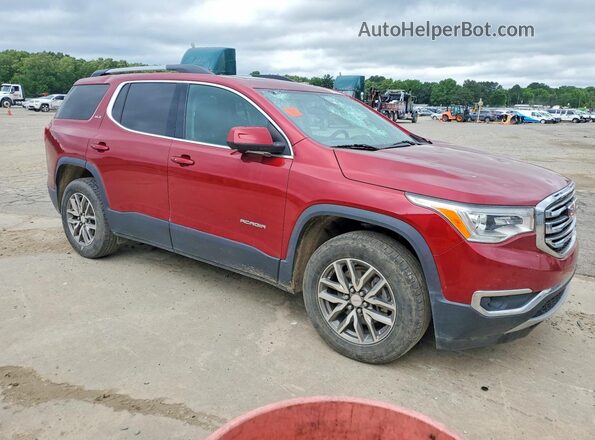 1GKKNLLS4KZ124493 2019 GMC ACADIA Бордовый Передняя правая четверть