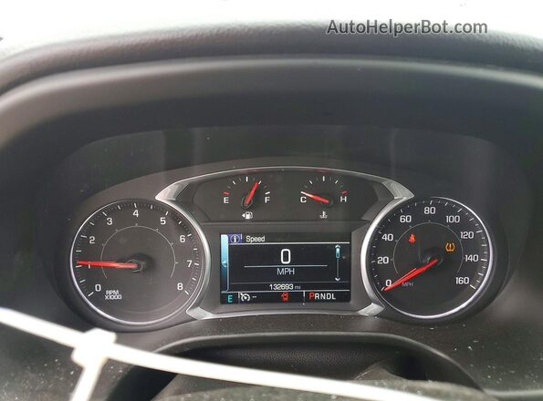 1GKKNLLS4KZ124493 2019 GMC ACADIA Бордовый Вид щитка приборов