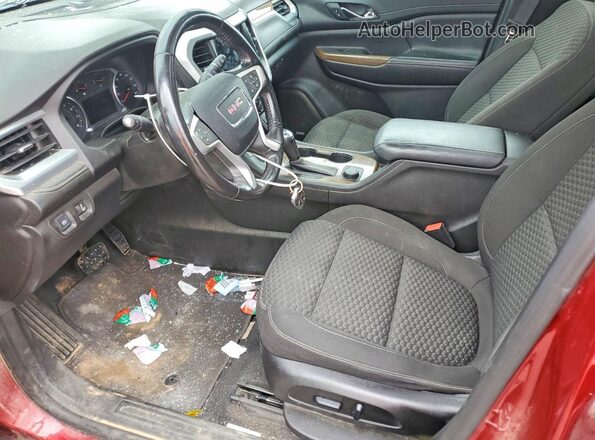 1GKKNLLS4KZ124493 2019 GMC ACADIA Бордовый Вид салона спереди