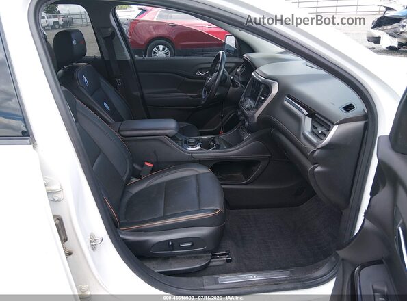 1GKKNLLS4MZ226492 2021 GMC ACADIA White Widok wnętrza z przodu