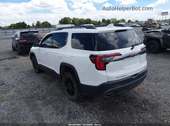 1GKKNLLS4MZ226492 2021 GMC ACADIA White Tył lewy