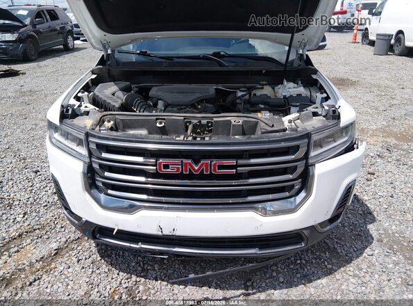 1GKKNLLS4MZ226492 2021 GMC ACADIA White Widok z tyłu