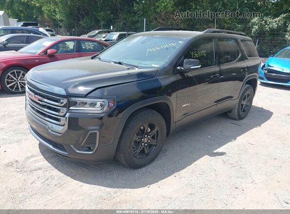 1GKKNLLS4PZ189156 2023 GMC ACADIA Черный Передняя левая четверть