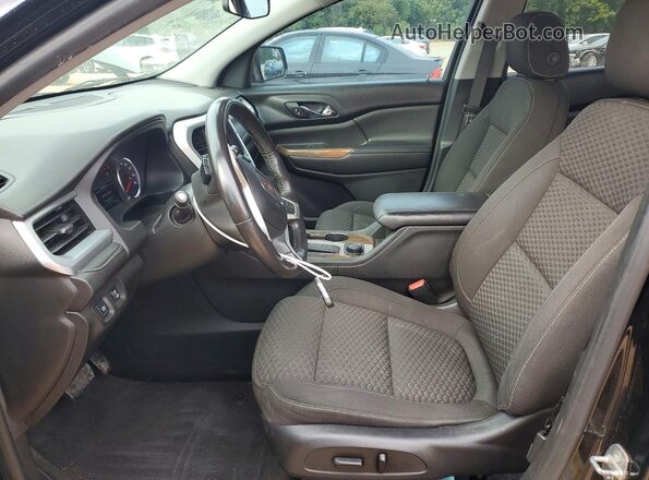 1GKKNLLS5HZ184565 2017 GMC ACADIA Черный Вид салона спереди
