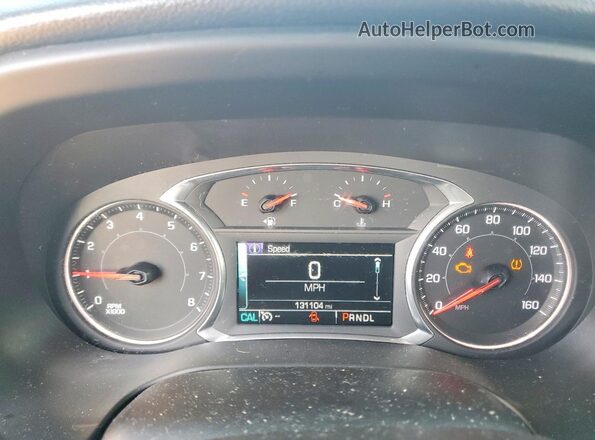 1GKKNLLS5HZ320127 2017 GMC ACADIA White Widok zestawu wskaźników