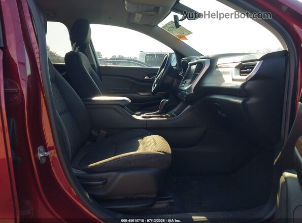 1GKKNLLS6HZ158184 2017 GMC ACADIA Red Widok wnętrza z przodu
