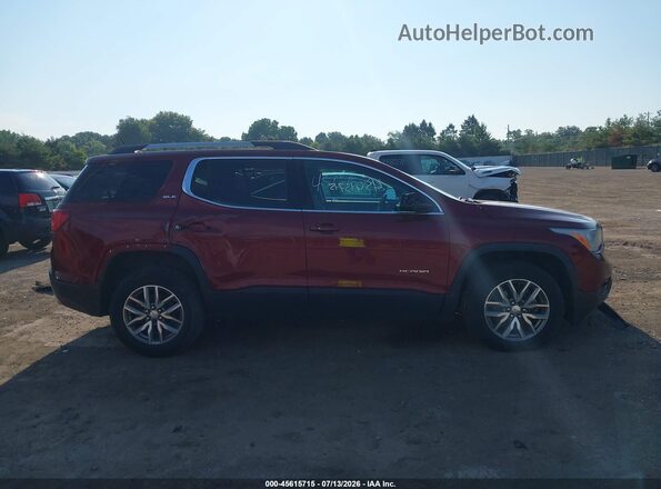 1GKKNLLS6HZ158184 2017 GMC ACADIA Red Widok wnętrza z tyłu