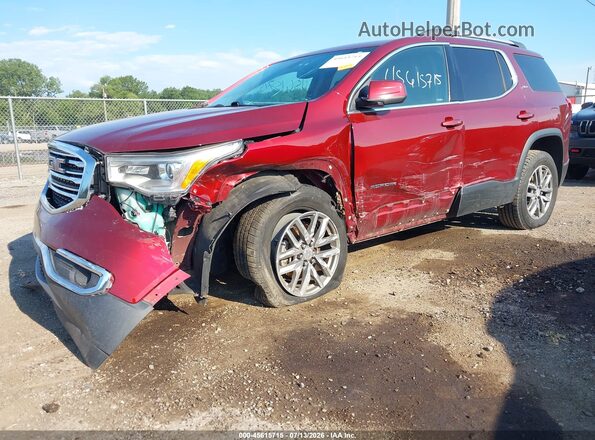1GKKNLLS6HZ158184 2017 GMC ACADIA Red Widok z przodu