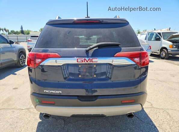 1GKKNLLS6JZ158577 2018 GMC ACADIA Gray Widok z tyłu
