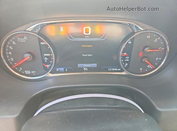 1GKKNLLS6MZ216935 2021 GMC ACADIA Черный Вид щитка приборов