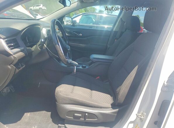 1GKKNLLS8JZ180631 2018 GMC ACADIA White Vista interior delantera