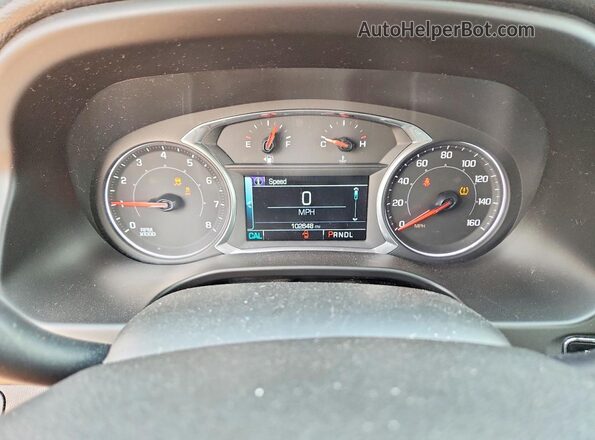 1GKKNLLSXHZ140206 2017 GMC ACADIA Серебряный Вид щитка приборов