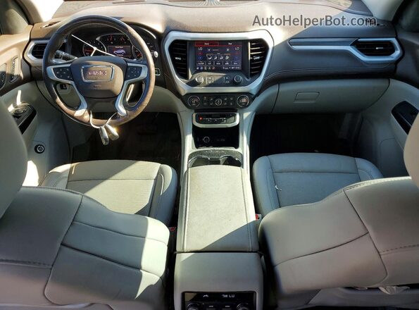 1GKKNML40NZ161682 2022 GMC ACADIA White Widok deski rozdzielczej