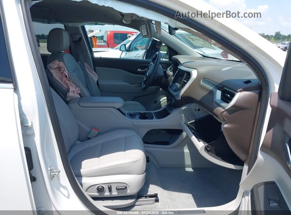1GKKNML40PZ205571 2023 GMC ACADIA Белый Вид салона спереди