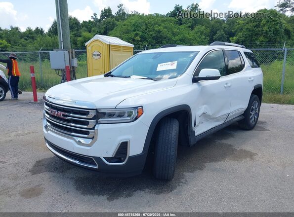 1GKKNML40PZ205571 2023 GMC ACADIA Белый Передняя левая четверть