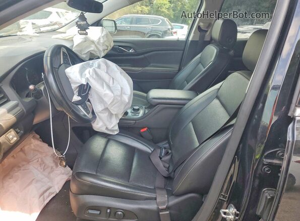 1GKKNML41PZ185556 2023 GMC ACADIA Black Widok wnętrza z przodu