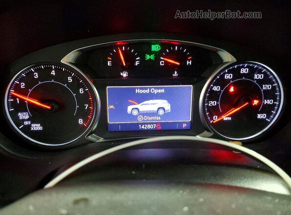 1GKKNML42PZ153697 2023 GMC ACADIA Белый Вид щитка приборов