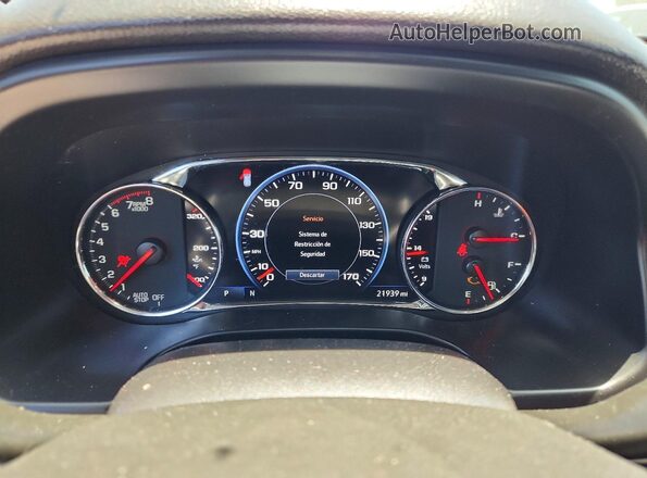 1GKKNML45NZ153142 2022 GMC ACADIA Black Vista del cuadro de instrumentos