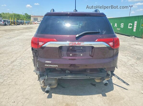 1GKKNMLS0JZ126648 2018 GMC ACADIA Burgundy Vista trasera