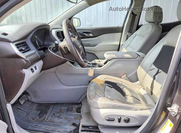 1GKKNMLS1HZ326402 2017 GMC ACADIA Черный Вид салона спереди