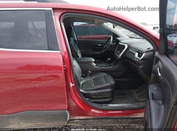 1GKKNMLS2KZ129813 2019 GMC ACADIA Красный Вид салона спереди