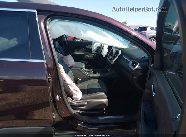 1GKKNMLS2LZ119882 2020 GMC ACADIA Burgundy Вид салону спереду