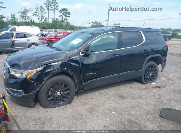 1GKKNMLS3KZ242685 2019 GMC ACADIA Black წინა მარცხენა ხედი სამი მეოთხედიდან