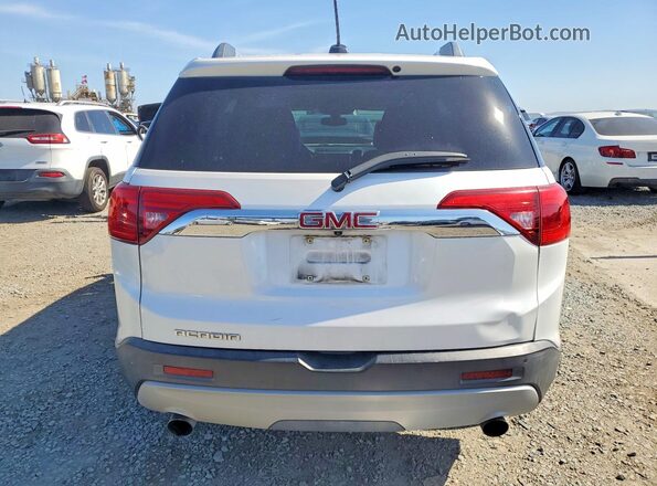 1GKKNMLS4JZ155926 2018 GMC ACADIA Белый Вид сзади