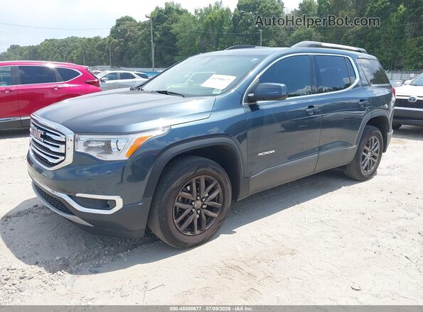 1GKKNMLS4KZ291815 2019 GMC ACADIA Dark Blue Առջևի ձախ երեք քառորդ տեսարան