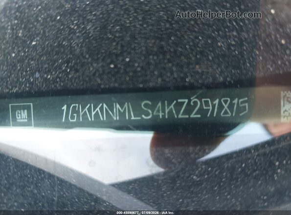 1GKKNMLS4KZ291815 2019 GMC ACADIA Dark Blue 
