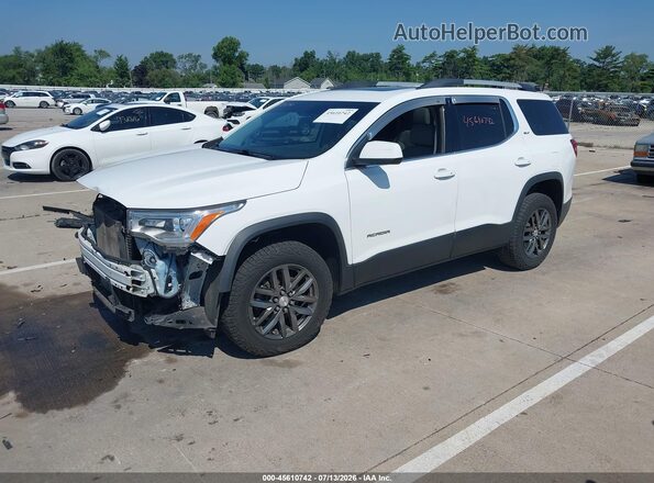 1GKKNMLS5HZ190680 2017 GMC ACADIA White Առջևի ձախ երեք քառորդ տեսարան
