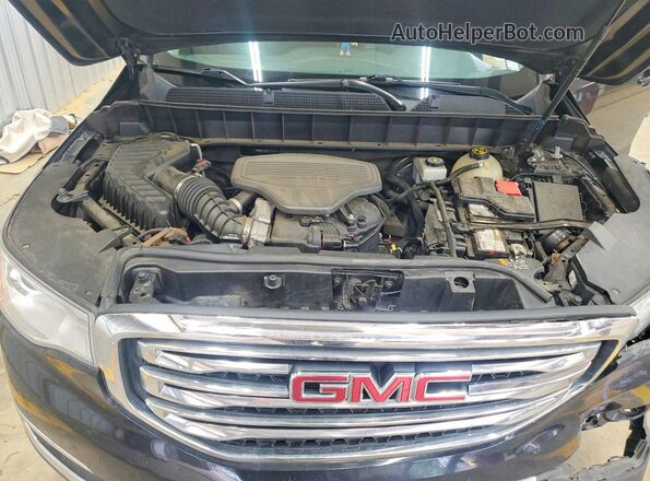1GKKNMLS5KZ172591 2019 GMC ACADIA Black Vista del compartimento del motor