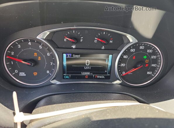1GKKNMLS5KZ207534 2019 GMC ACADIA Black Widok zestawu wskaźników