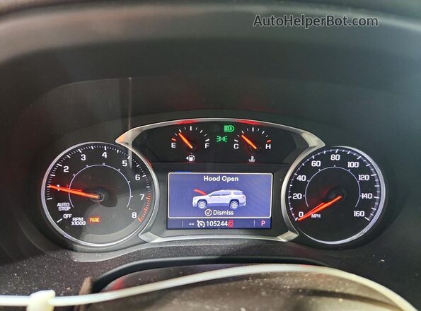 1GKKNMLS5MZ206239 2021 GMC ACADIA Фиолетовый Вид щитка приборов