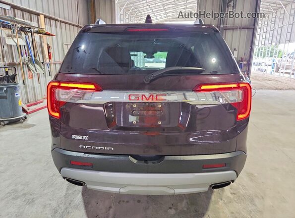 1GKKNMLS5MZ206239 2021 GMC ACADIA Фиолетовый Вид сзади