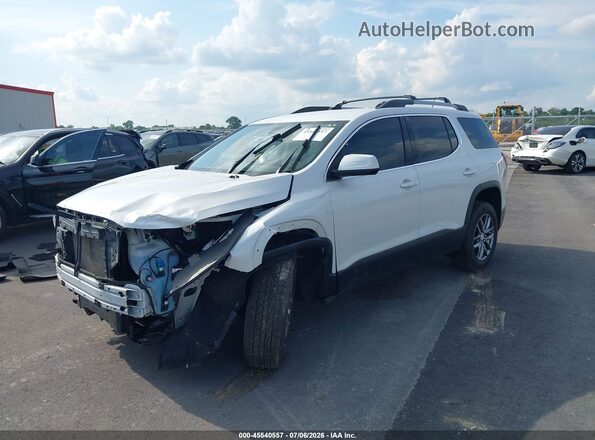 1GKKNMLS7HZ315467 2017 GMC ACADIA White წინა მარცხენა ხედი სამი მეოთხედიდან