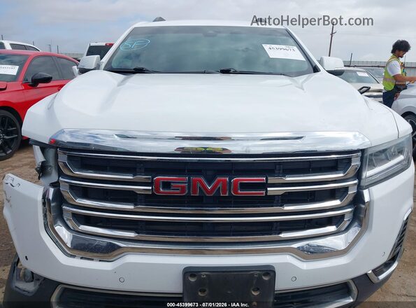1GKKNMLS7MZ176046 2021 GMC ACADIA White Դիմացի տեսք